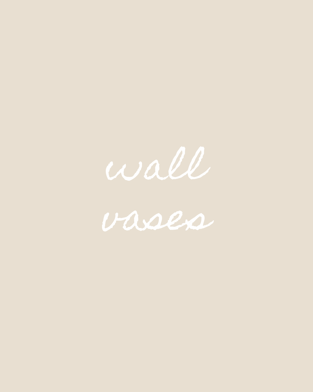 Wooden Wall Vases