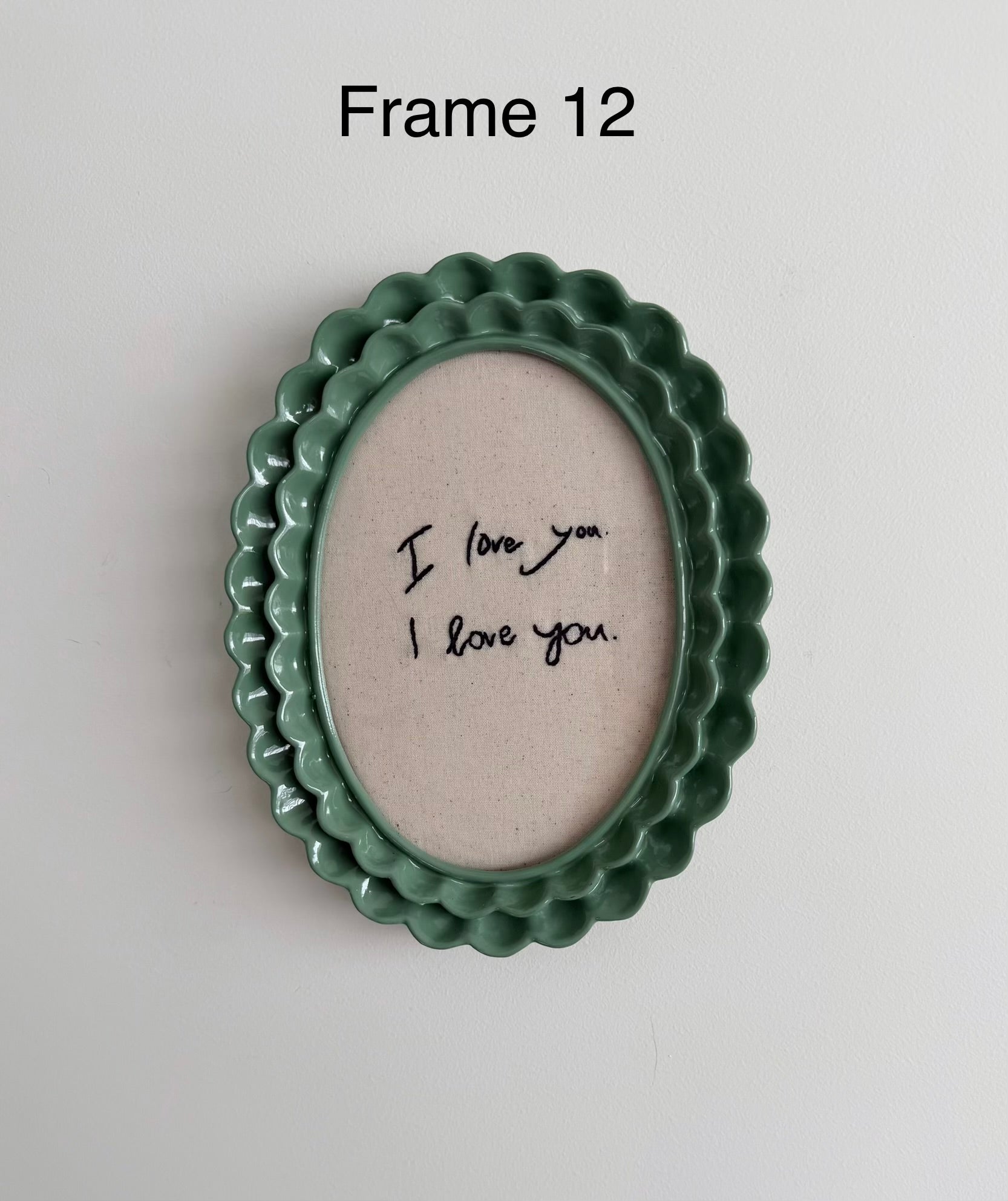 Green frame - 6x4 inch opening