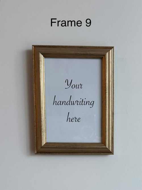 Frame Options